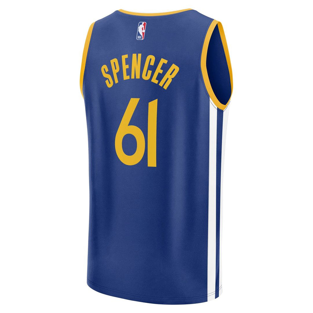 Pat Spencer Golden State Warriors Fanatics Fast Break Replica Player Jersey - Icon Edition - Royal | NBA Fan Gear
