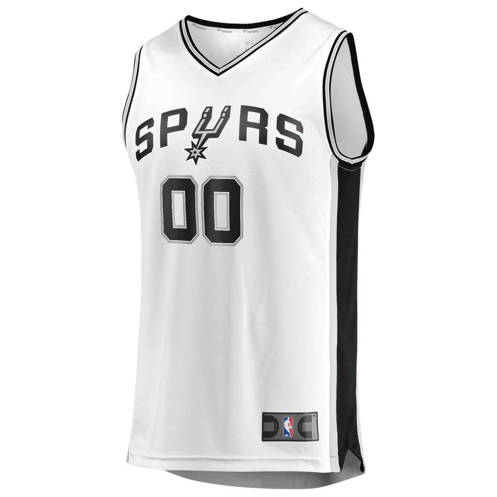 San Antonio Spurs Fanatics 2026 NBA Finals Fast Break Custom Jersey - Association Edition - White | Fan Gear