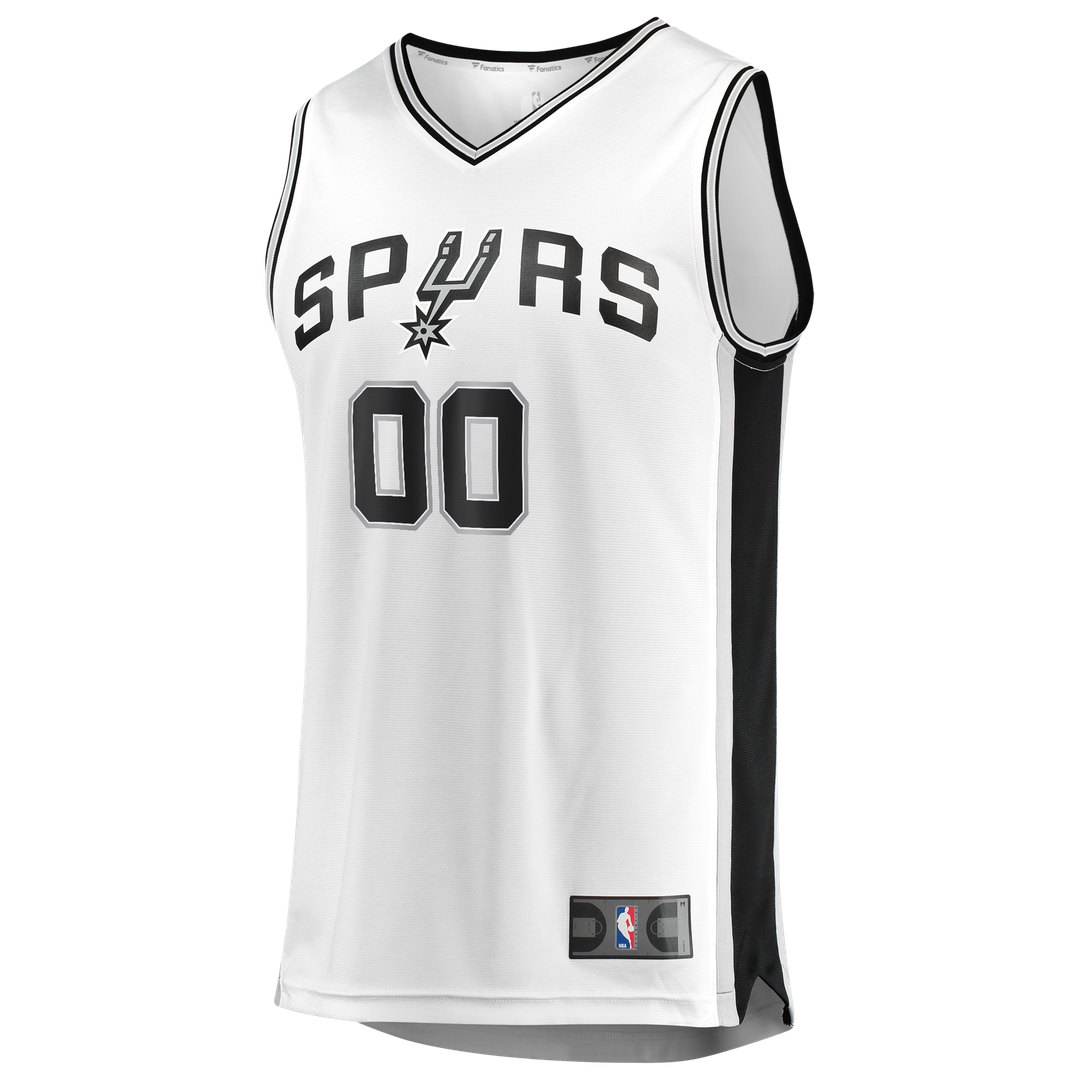 San Antonio Spurs Fanatics 2026 NBA Finals Fast Break Custom Jersey - Association Edition - White | Fan Gear