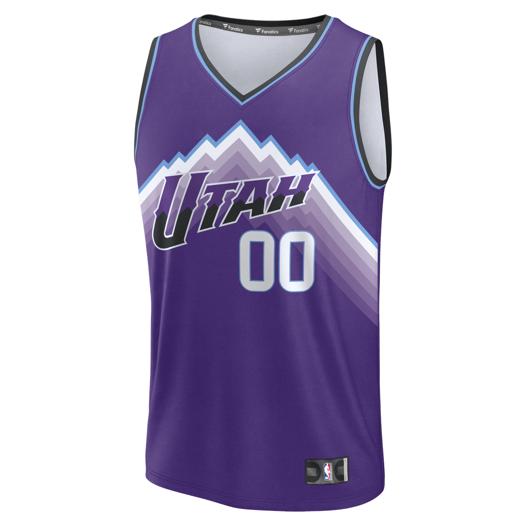 Utah Jazz Fanatics Fast Break Replica Custom Jersey - Purple - Icon Edition | NBA Fan Gear