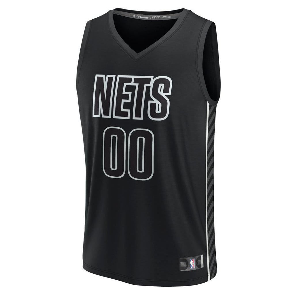 Brooklyn Nets Fanatics Custom Fast Break Jersey - Statement Edition - Black | NBA Fan Gear