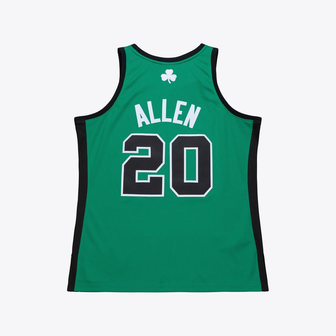 Ray Allen Boston Celtics Mitchell & Ness 2007-08 Hardwood Classics Authentic Jersey - Kelly Green | NBA Fan Gear
