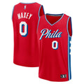 Tyrese Maxey Philadelphia 76ers Fanatics Fast Break Replica Player Jersey - Statement Edition - Red | NBA Fan Gear