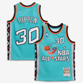 Scottie Pippen 1996 NBA All-Star Game Mitchell & Ness Youth Hardwood Classics Swingman Jersey - Teal | Fan Gear