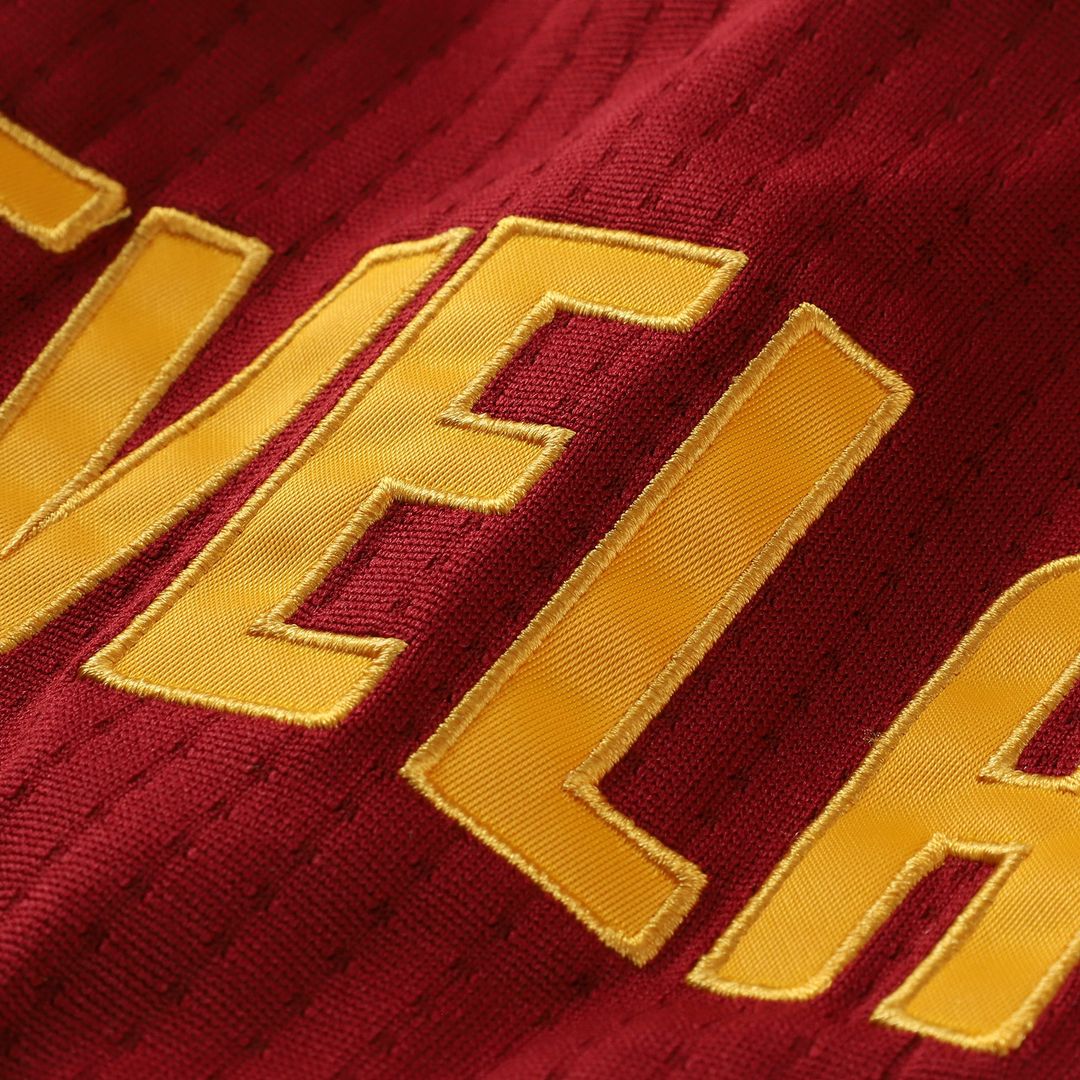 LeBron James Cleveland Cavaliers Mitchell & Ness Hardwood Classics 2015/ 16 Authentic Jersey - Wine | NBA Fan Gear