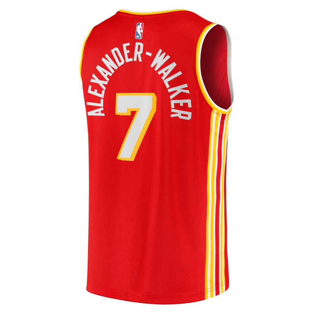 Nickeil Alexander-Walker Atlanta Hawks Fanatics Fast Break Replica Jersey - Red - Icon Edition | NBA Fan Gear