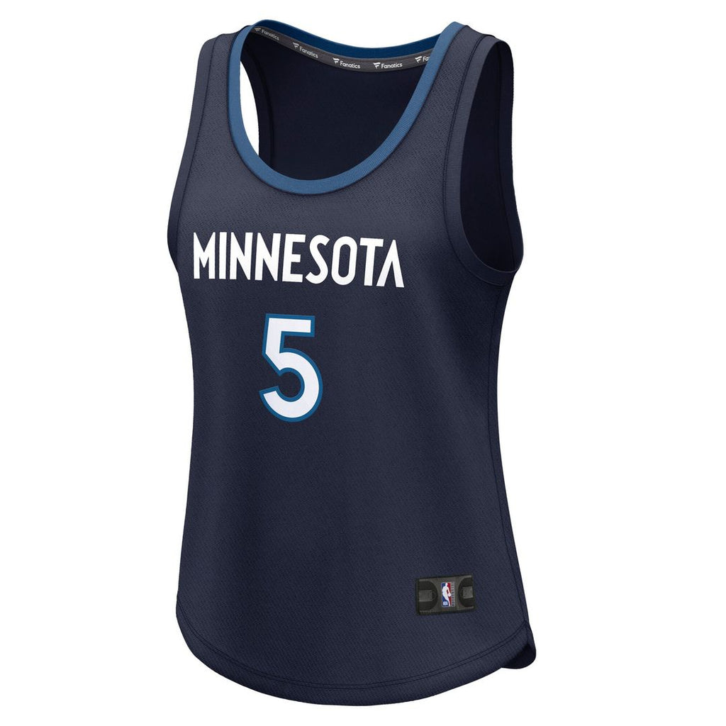 Anthony Edwards Minnesota Timberwolves Fanatics Women's Fast Break Player Jersey - Icon Edition - Navy | NBA Fan Gear