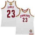 LeBron James Cleveland Cavaliers Mitchell & Ness 2015/ 16 Hardwood Classics Authentic Jersey - White | NBA Fan Gear