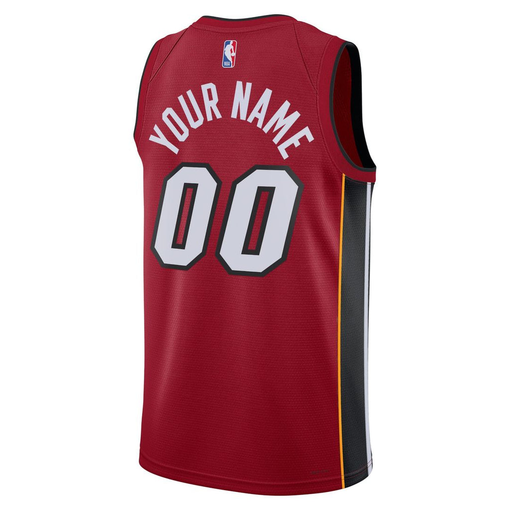 Miami Heat Jordan Brand Unisex 2022/ 23 Swingman Custom Jersey - Statement Edition - Red | NBA Fan Gear