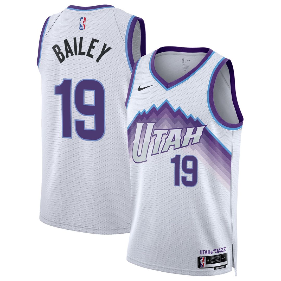 Ace Bailey Utah Jazz Nike Unisex Swingman Jersey - Association Edition - White | NBA Fan Gear