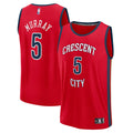 Dejounte Murray New Orleans Pelicans Fanatics Fast Break Replica Player Jersey - Statement Edition - Red | NBA Fan Gear