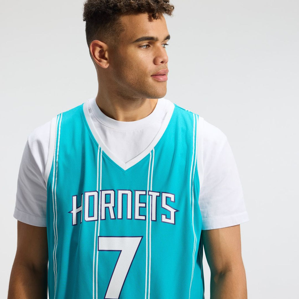 Kon Knueppel Charlotte Hornets Fanatics 2025 NBA Draft First Round Pick Fast Break Replica Jersey - Icon Edition - Teal | Fan Gear