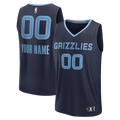 Memphis Grizzlies Fanatics Youth Fast Break Custom Jersey - Icon Edition - Navy | NBA Fan Gear