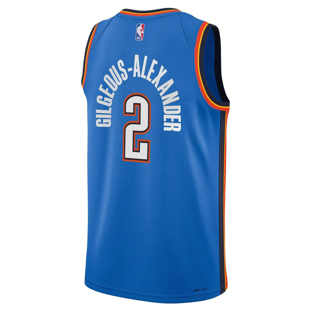 Shai Gilgeous-Alexander Oklahoma City Thunder Nike Youth Swingman Jersey - Icon Edition - Blue | NBA Fan Gear
