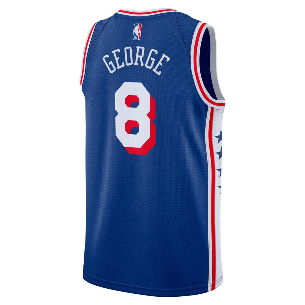 Paul George Philadelphia 76ers Nike Unisex 2024 Offseason Addition Nike Swingman Jersey - Royal | NBA Fan Gear