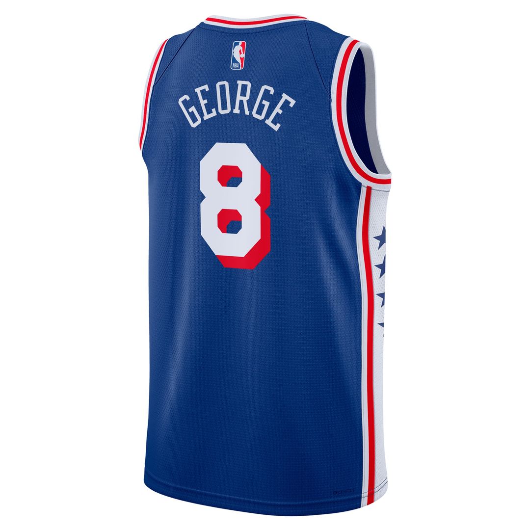 Paul George Philadelphia 76ers Nike Unisex 2024 Offseason Addition Nike Swingman Jersey - Royal | NBA Fan Gear