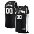 San Antonio Spurs Fanatics 2026 NBA Finals Patch Fast Break Custom Jersey - Black - Icon Edition | Fan Gear