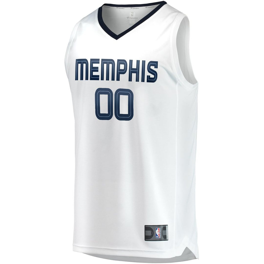 Memphis Grizzlies Fanatics Fast Break Custom Replica Jersey - Association Edition - White | NBA Fan Gear
