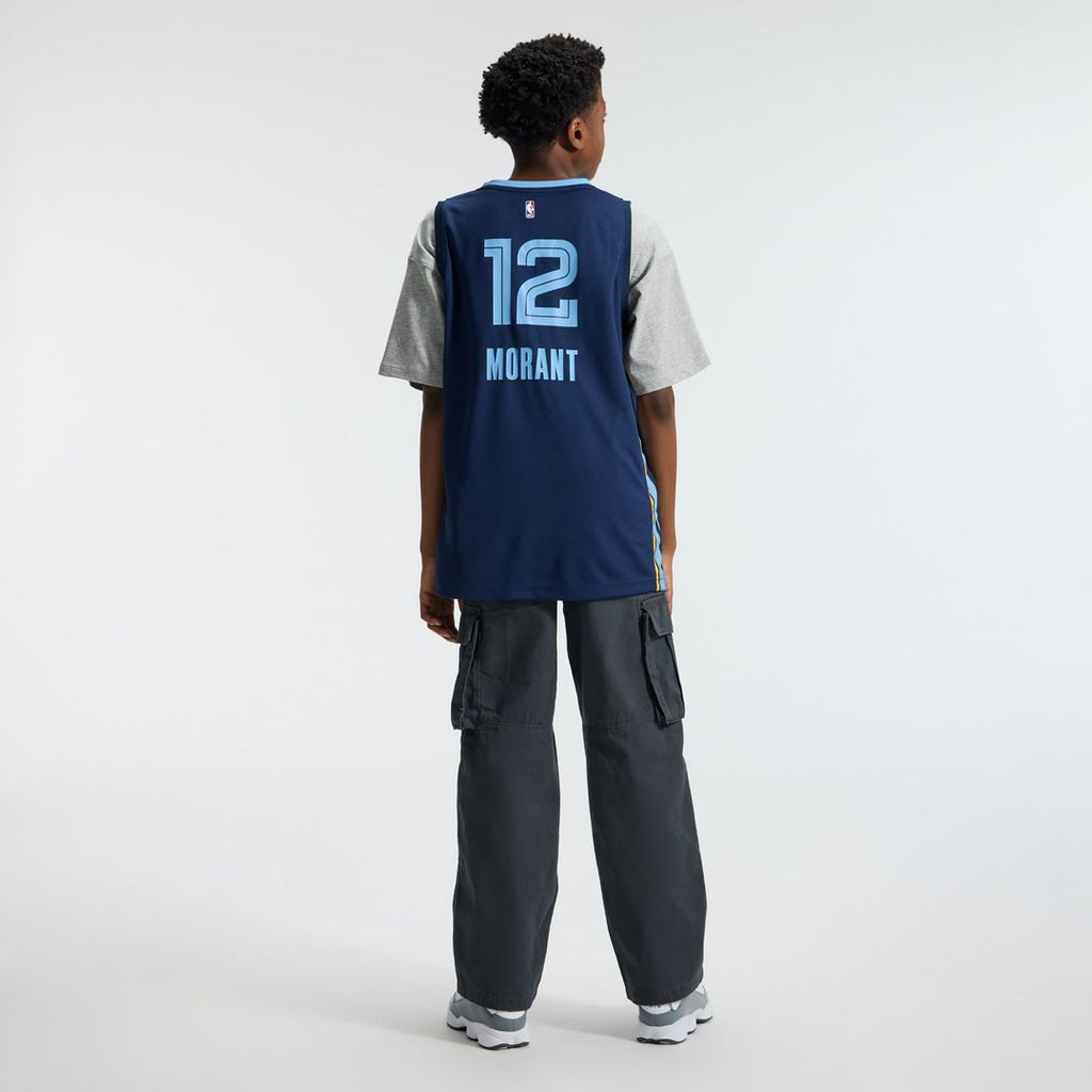 Ja Morant Memphis Grizzlies Fanatics Youth Fast Break Replica Player Jersey - Icon Edition - Navy | NBA Fan Gear