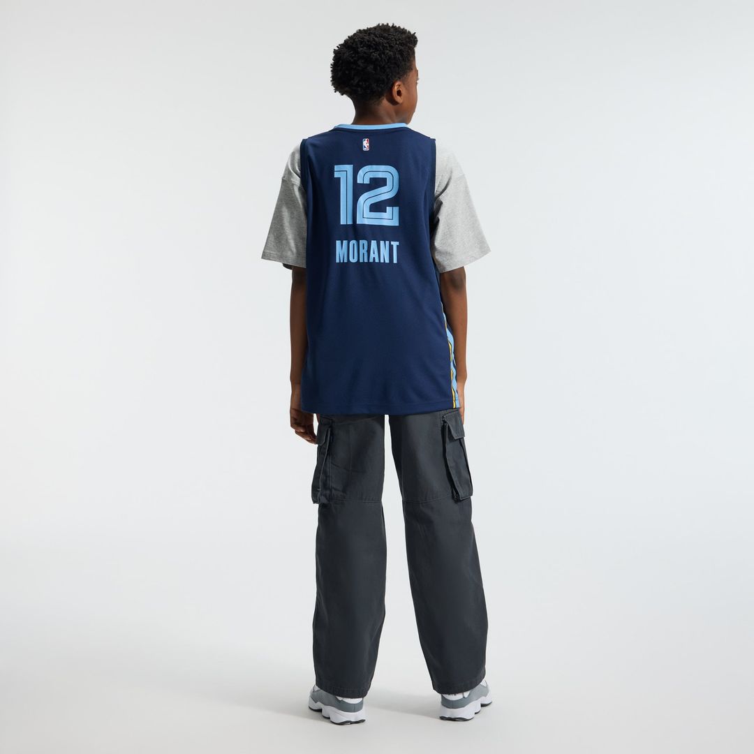 Ja Morant Memphis Grizzlies Fanatics Youth Fast Break Replica Player Jersey - Icon Edition - Navy | NBA Fan Gear