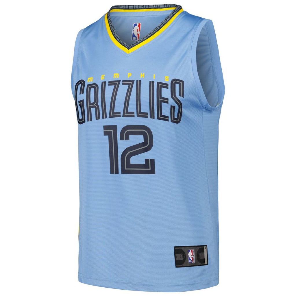 Ja Morant Memphis Grizzlies Fanatics Fast Break Replica Player Jersey - Statement Edition - Light Blue | NBA Fan Gear