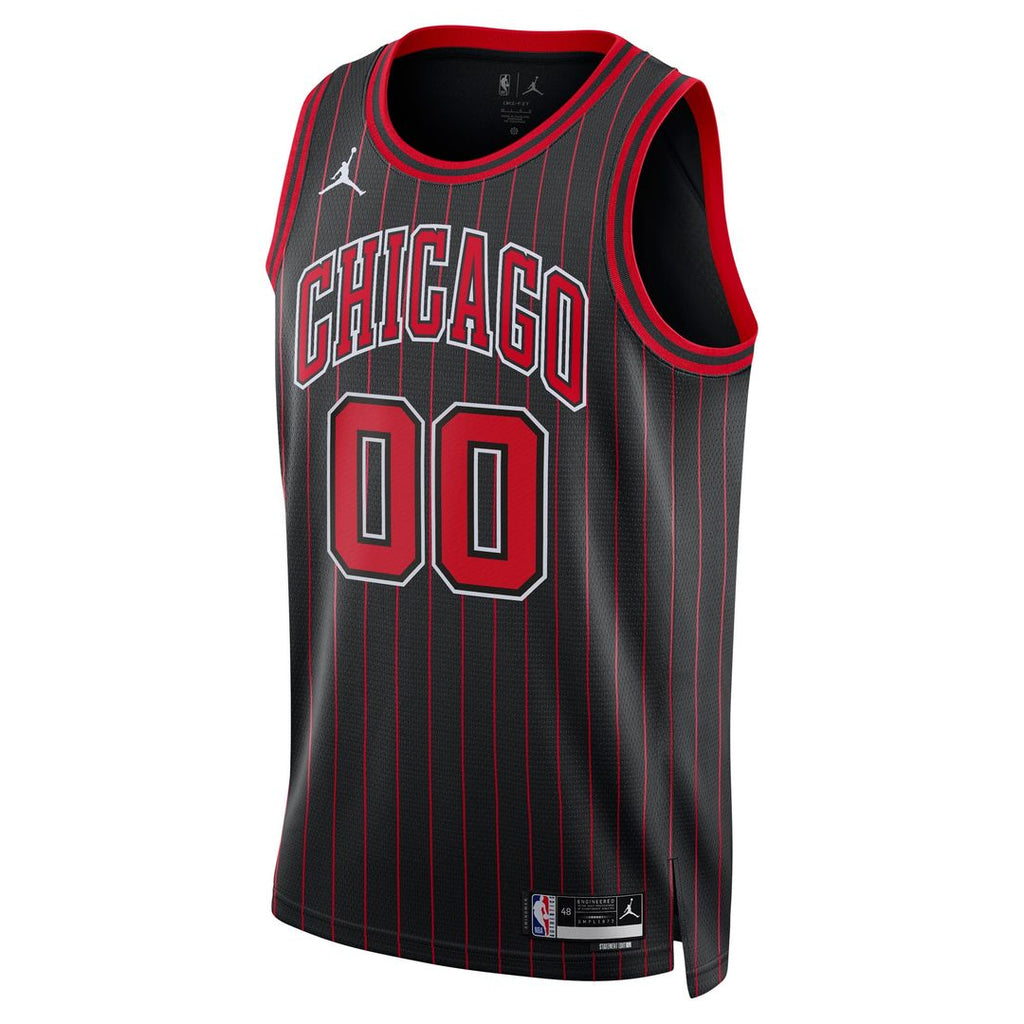 Chicago Bulls Jordan Brand Unisex Swingman Custom Jersey - Statement Edition - Black | NBA Fan Gear