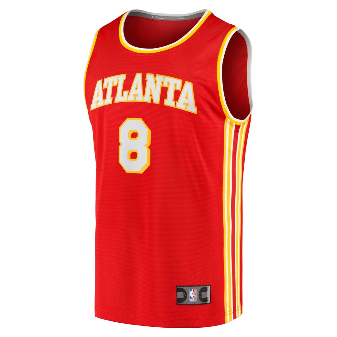 Kristaps Porziņģis Atlanta Hawks Fanatics Fast Break Replica Jersey - Red - Icon Edition | NBA Fan Gear