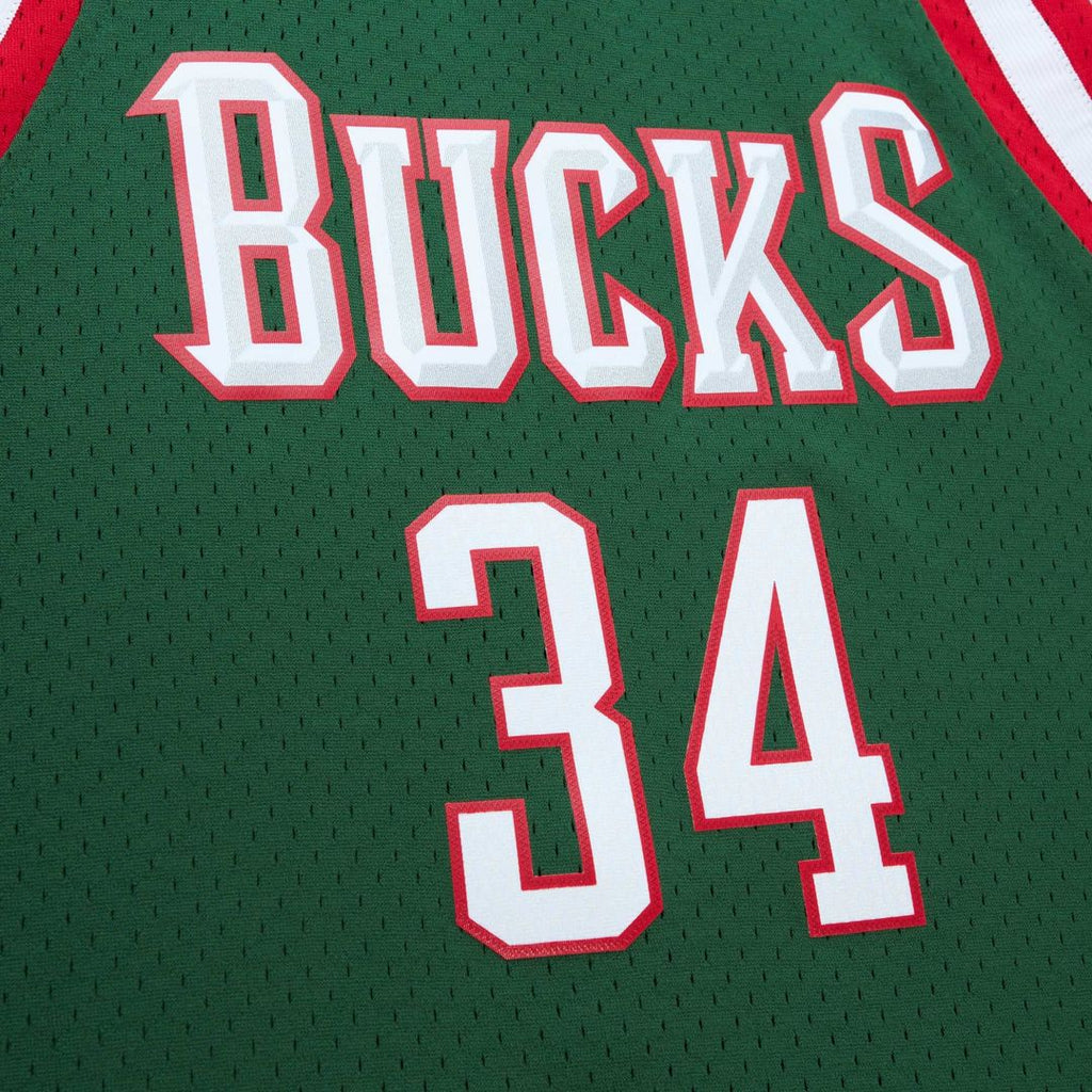 Giannis Antetokounmpo Milwaukee Bucks Mitchell & Ness 2013/ 14 Hardwood Classics Swingman Jersey - Hunter Green | NBA Fan Gear