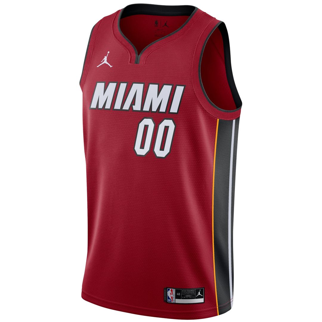 Miami Heat Jordan Brand Swingman Custom Jersey - Statement Edition - Red | NBA Fan Gear