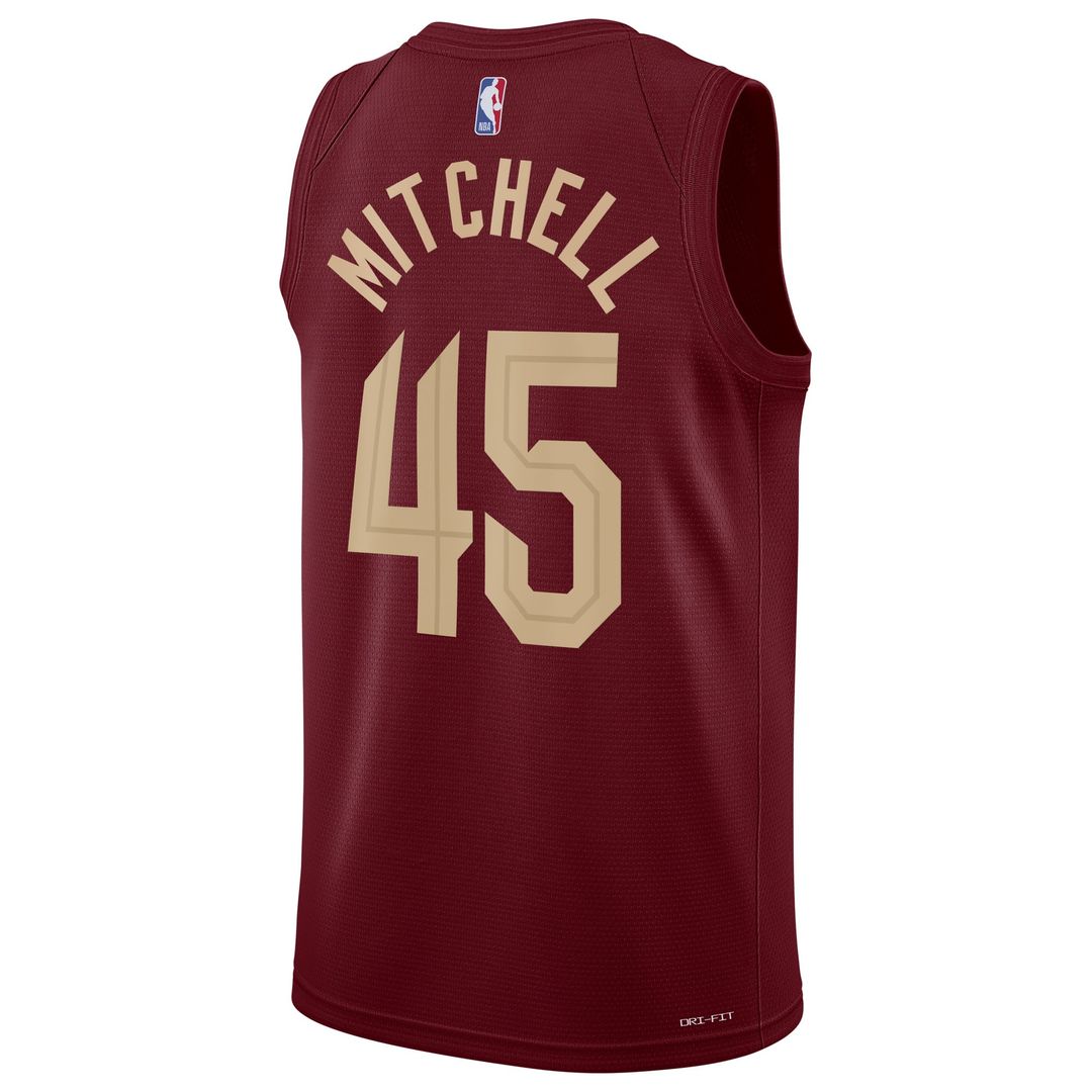 Donovan Mitchell Cleveland Cavaliers Nike Unisex Swingman Jersey - Icon Edition - Wine | NBA Fan Gear