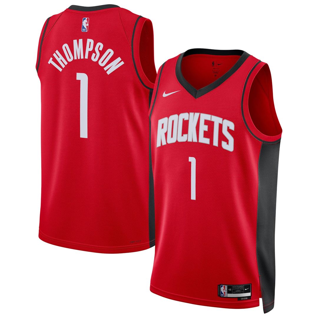 Amen Thompson Houston Rockets Nike Unisex Swingman Player Jersey - Icon Edition - Red | NBA Fan Gear