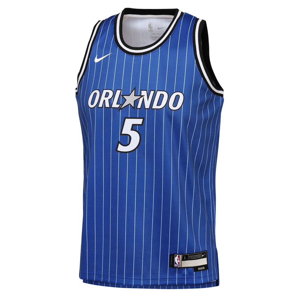 Paolo Banchero Orlando Magic Nike Youth Icon Edition Swingman Jersey - Blue | NBA Fan Gear