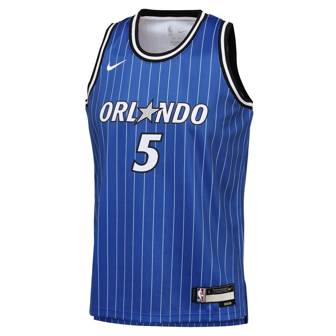Paolo Banchero Orlando Magic Nike Youth Icon Edition Swingman Jersey - Blue | NBA Fan Gear