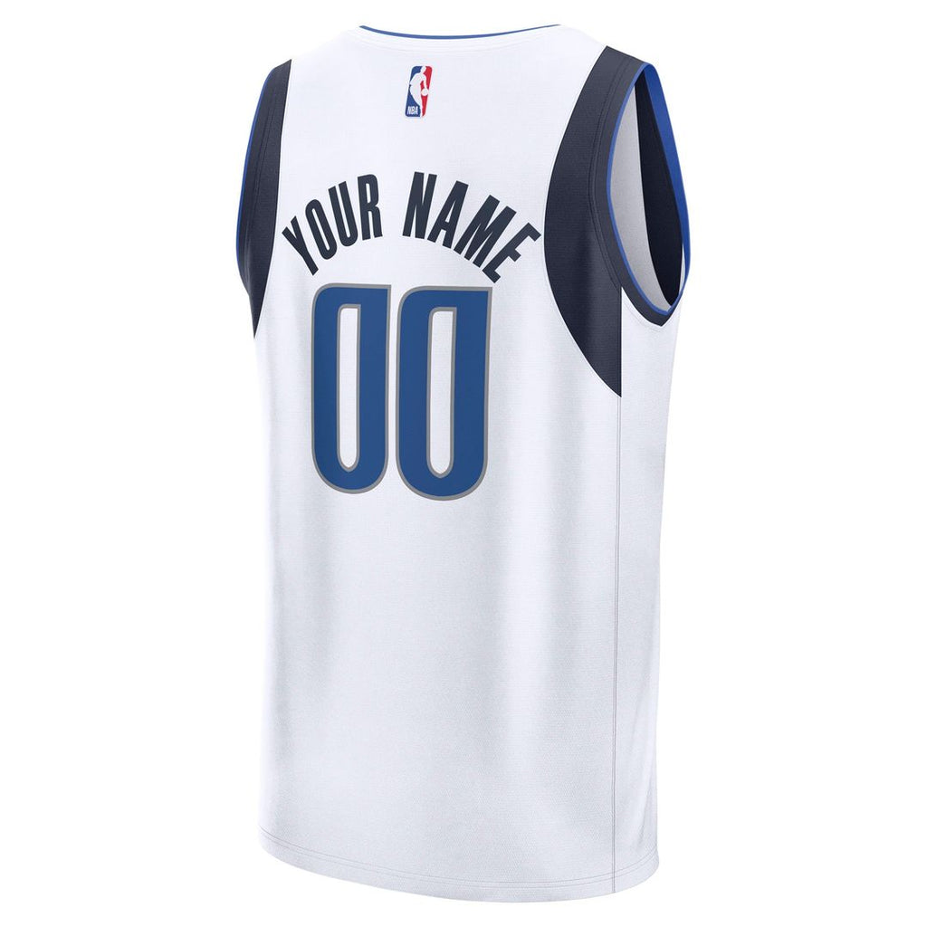 Dallas Mavericks Fanatics Fast Break Custom Jersey - Icon Edition - Blue | NBA Fan Gear