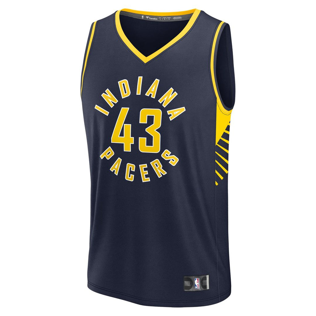 Pascal Siakam Indiana Pacers Fanatics Youth Fast Break Player Jersey - Icon Edition - Navy | NBA Fan Gear