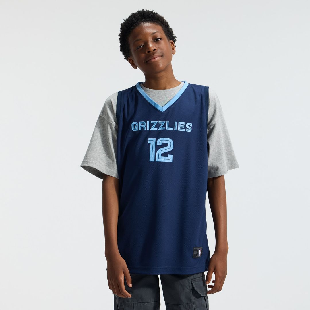 Ja Morant Memphis Grizzlies Fanatics Youth Fast Break Replica Player Jersey - Icon Edition - Navy | NBA Fan Gear
