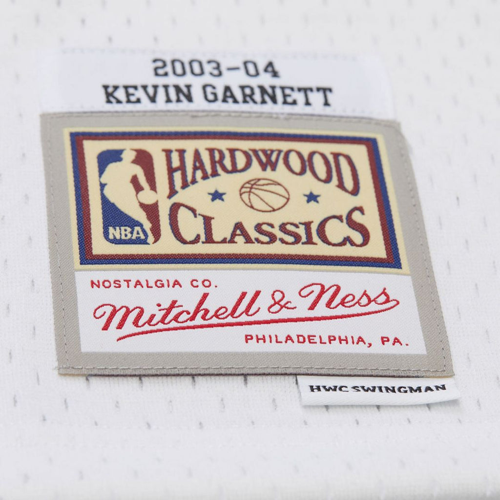 Kevin Garnett Minnesota Timberwolves Mitchell & Ness Hardwood Classics Swingman Jersey - White | NBA Fan Gear
