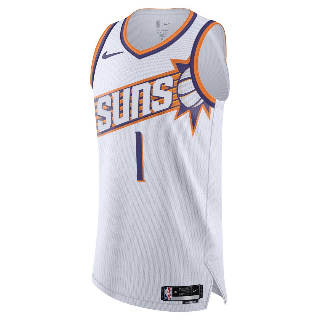 Devin Booker Phoenix Suns Nike Authentic Jersey - Association Edition - White | NBA Fan Gear