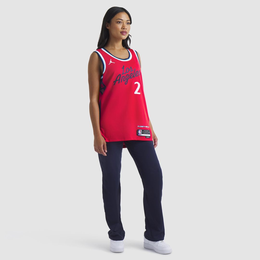 Kawhi Leonard LA Clippers Jordan Brand Unisex 2024/ 25 Swingman Jersey - Statement Edition - Red | NBA Fan Gear
