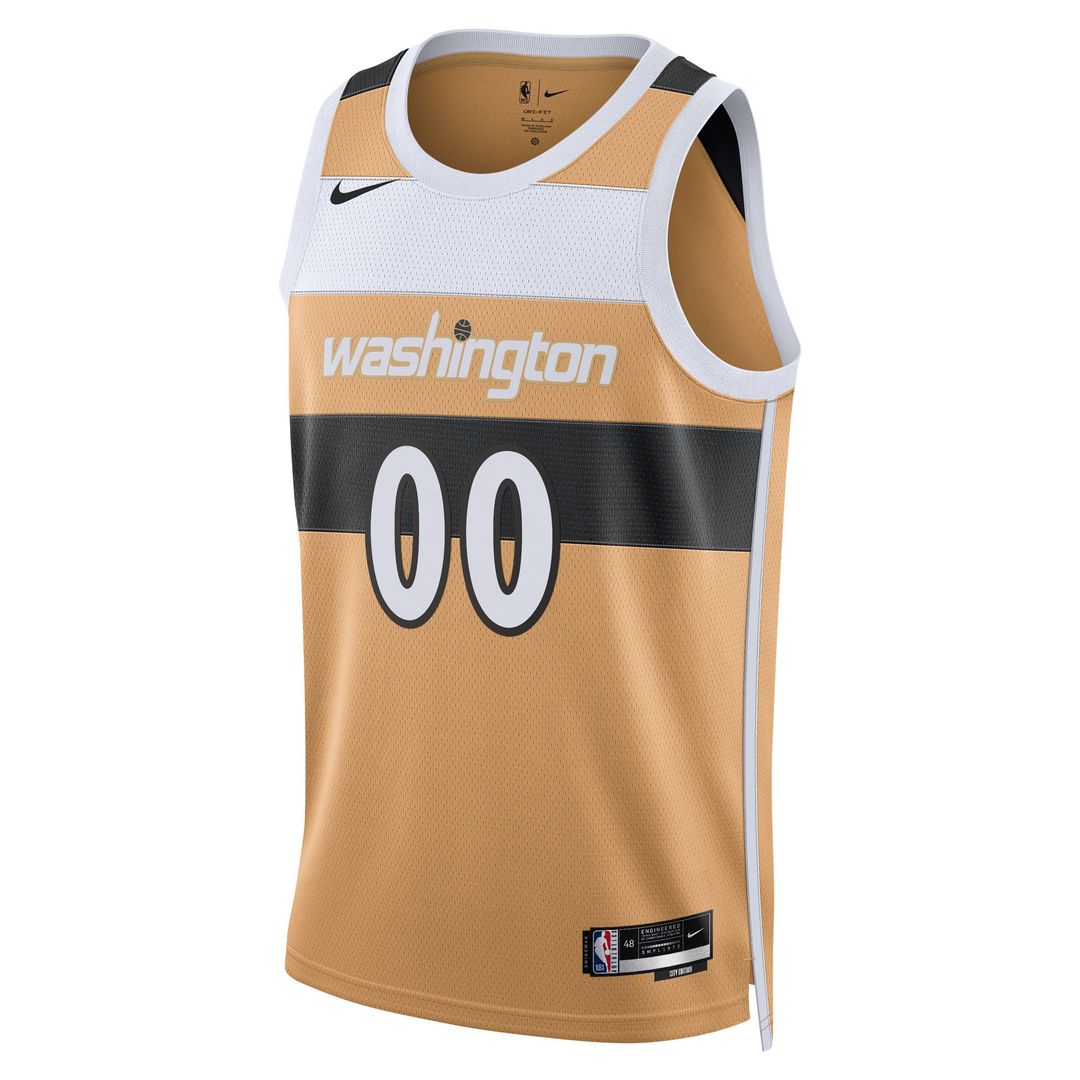 Washington Wizards Nike Unisex 2025/ 26 City Edition Swingman Custom Jersey - Gold | NBA Fan Gear
