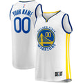 Golden State Warriors Fanatics Youth Fast Break Replica Custom Jersey - Association Edition - White | NBA Fan Gear