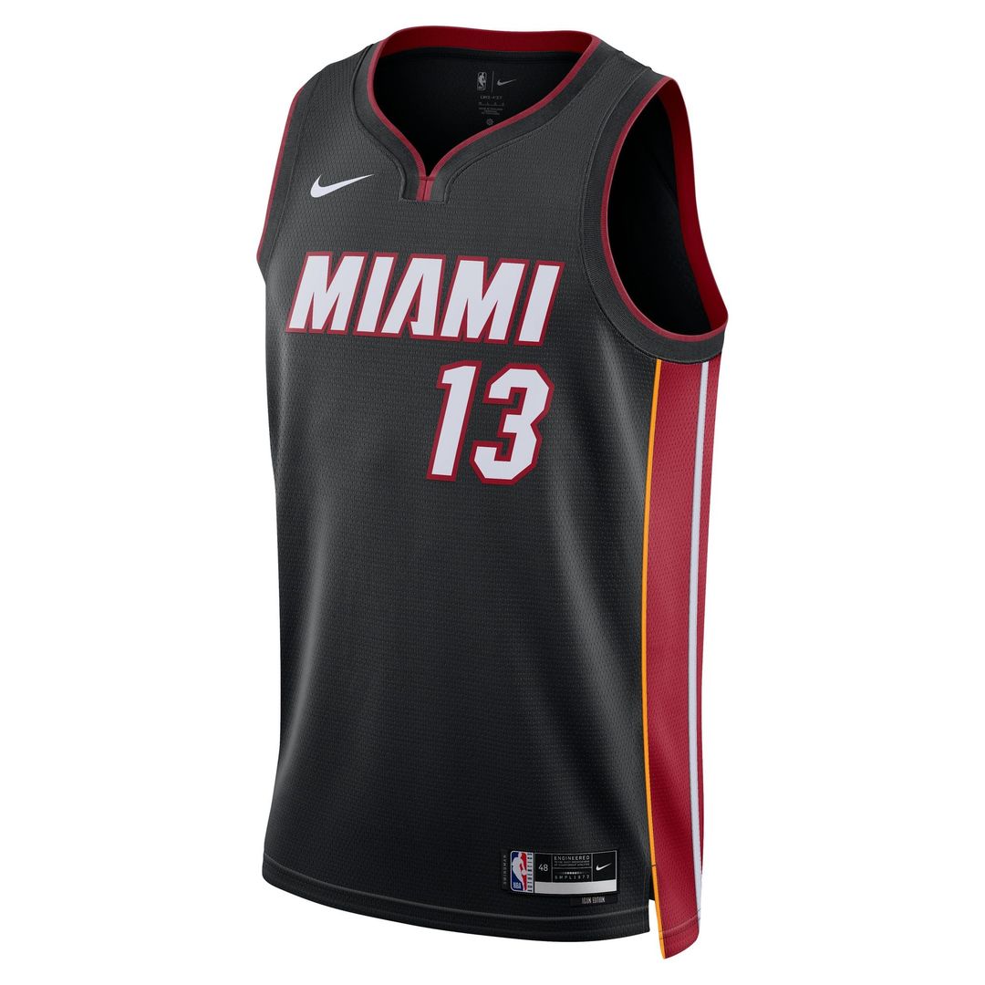 Bam Adebayo Miami Heat Nike Unisex Swingman Jersey - Icon Edition - Black | NBA Fan Gear