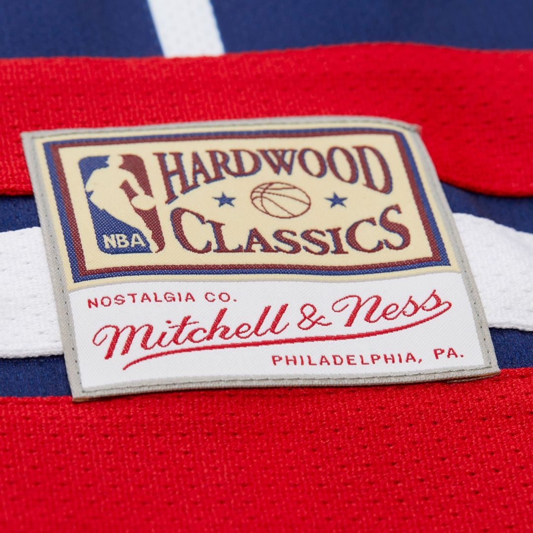Hakeem Olajuwon Houston Rockets Mitchell & Ness Unisex Maxxed Out Fashion Hockey Jersey - Navy | NBA Fan Gear