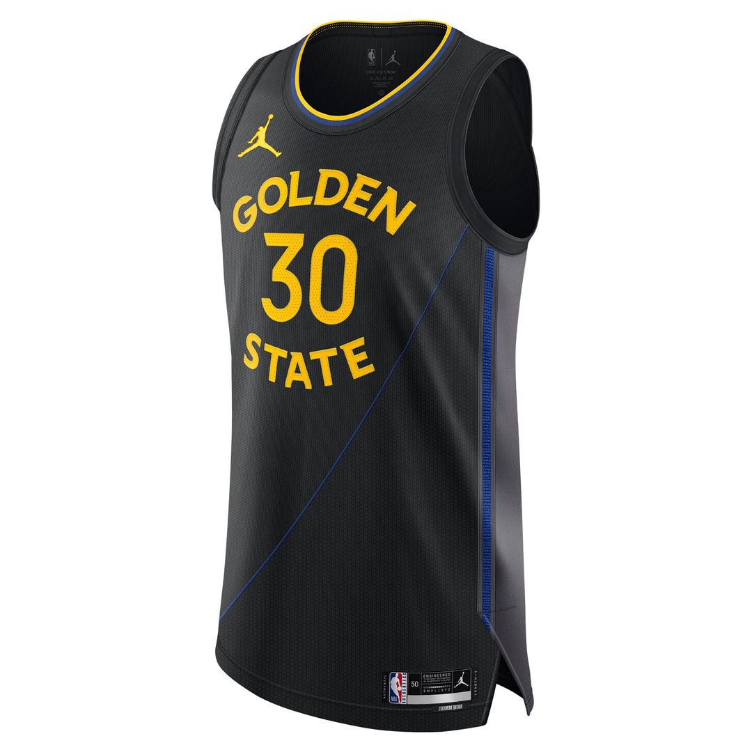Stephen Curry Golden State Warriors Jordan Brand 2024/ 25 Authentic Jersey - Statement Edition - Black | NBA Fan Gear