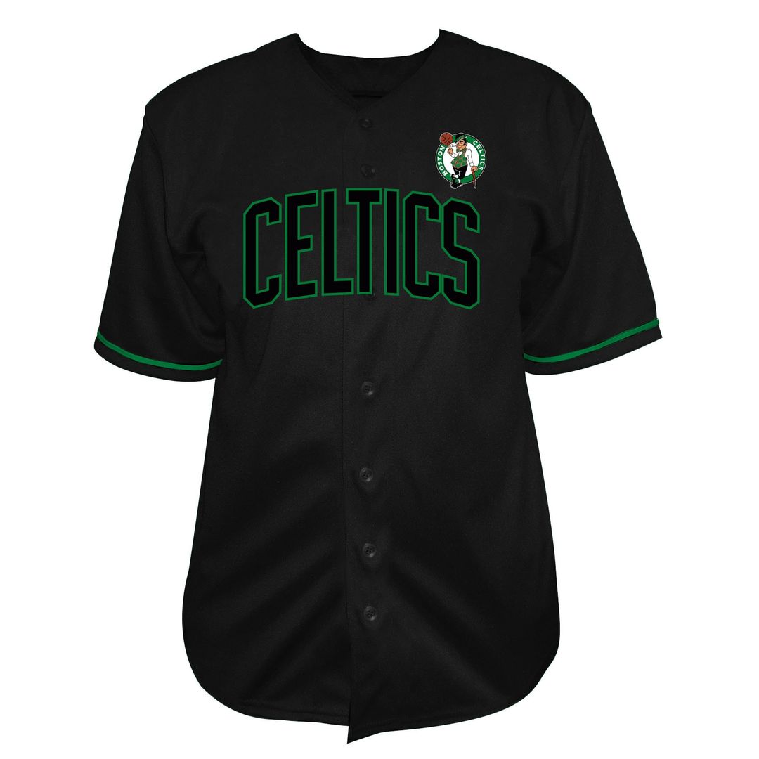 Jayson Tatum Boston Celtics Profile Big & Tall Name & Number Button-Up Jersey - Black | NBA Fan Gear