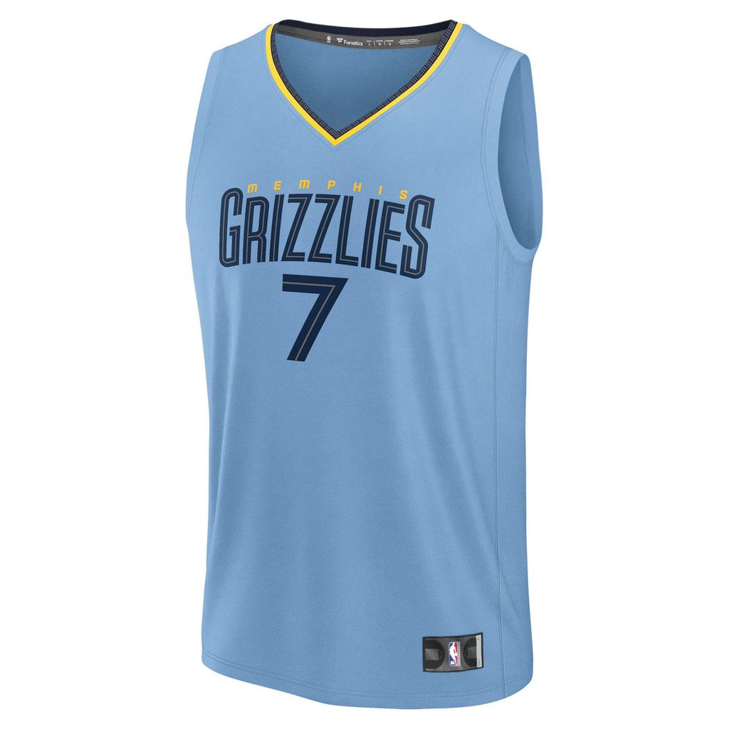 Santi Aldama Memphis Grizzlies Fanatics Fast Break Replica Player Jersey - Statement Edition - Light Blue | NBA Fan Gear