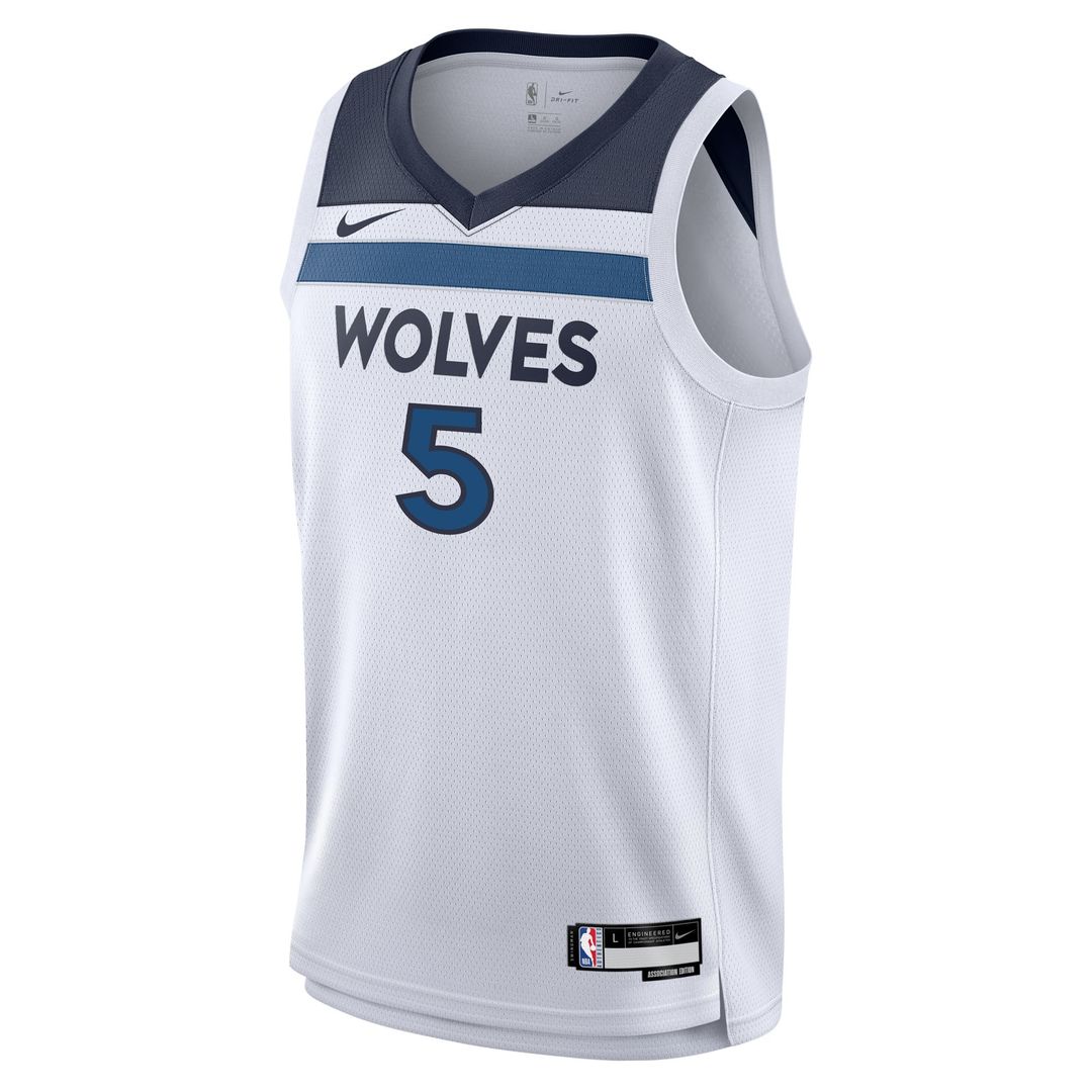 Anthony Edwards Minnesota Timberwolves Nike Youth Swingman Jersey - Association Edition - White | NBA Fan Gear