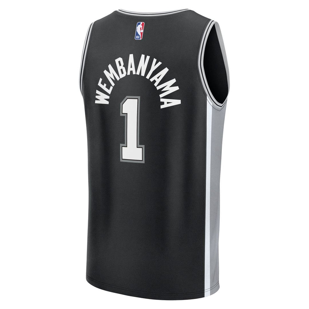 Victor Wembanyama San Antonio Spurs Fanatics Youth Fast Break Replica Player Jersey - Icon Edition - Black | NBA Fan Gear