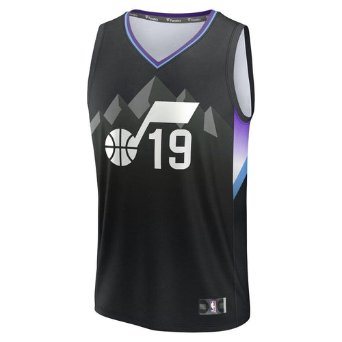 Ace Bailey Utah Jazz Fanatics 2025 NBA Draft First Round Pick Fast Break Replica Jersey - Statement Edition - Black | Fan Gear