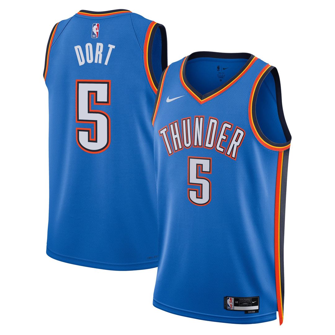 Luguentz Dort Oklahoma City Thunder Nike Unisex Swingman Jersey - Icon Edition - Blue | NBA Fan Gear